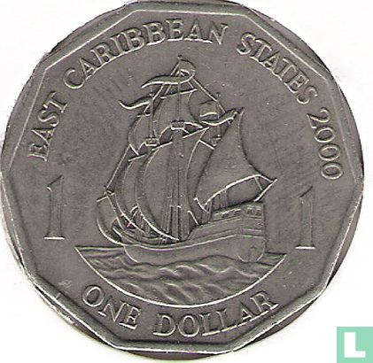 East Caribbean States 1 dollar 2000 - Image 1