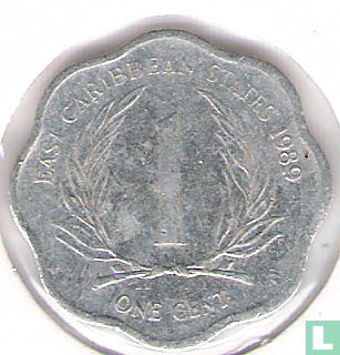 East Caribbean States 1 cent 1989 - Image 1