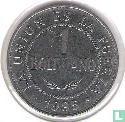 Bolivia 1 boliviano 1995 - Image 1