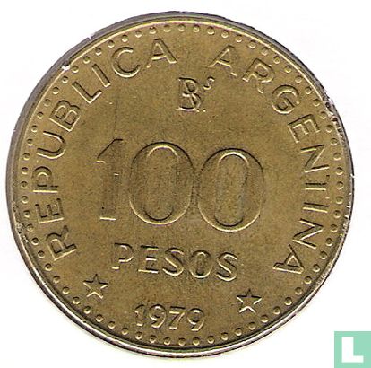 Argentinien 100 Peso 1979 - Bild 1