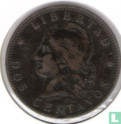 Argentinië 2 centavos 1889 - Afbeelding 2