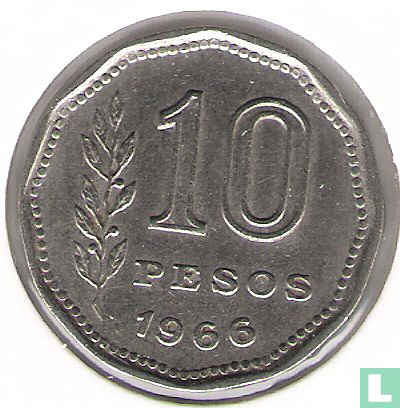 Argentinien 10 peso 1966 - Bild 1