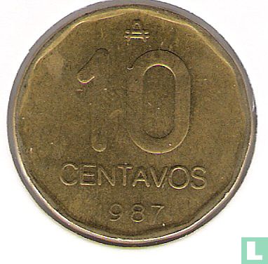 Argentine 10 centavos 1987 - Image 1