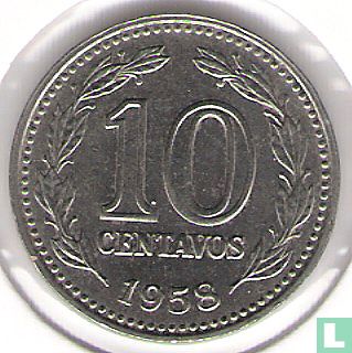 Argentinien 10 Centavos 1958 - Bild 1