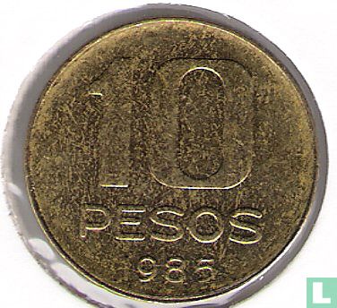 Argentinië 10 pesos 1985 - Afbeelding 1