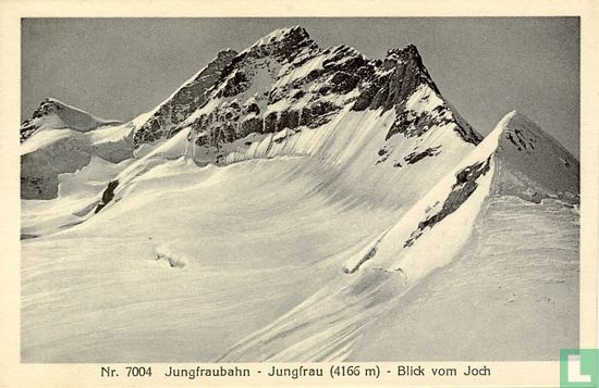 Nr. Jungfraubahn - Jungfrau 4166 m) - Blick vom Joch