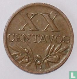 Portugal 20 centavos 1948 - Afbeelding 2