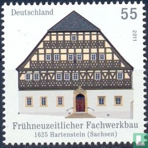 Half-timbered buildings in Germany