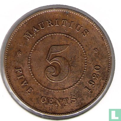Maurice 5 cents 1920 - Image 1