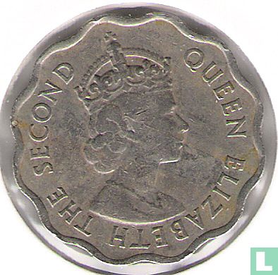 Mauritius 10 cents 1971 - Image 2