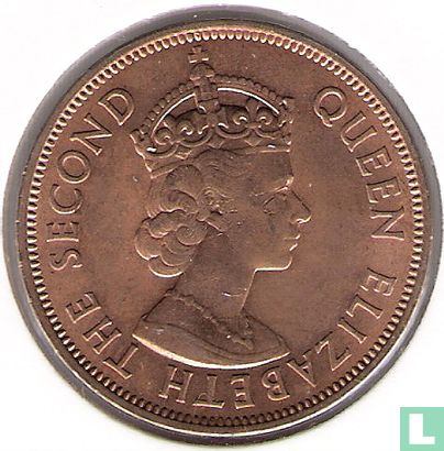 Mauritius 5 cents 1969 - Image 2