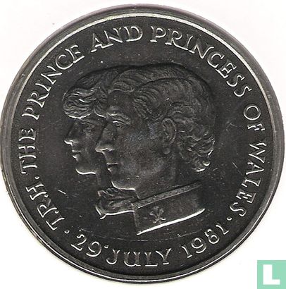 Mauritius 10 rupee 1981 "Royal Wedding of Prince Charles and Lady Diana" - Afbeelding 1