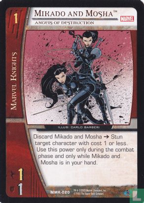 Mikado and Mosha, Angels of Destruction - Afbeelding 1