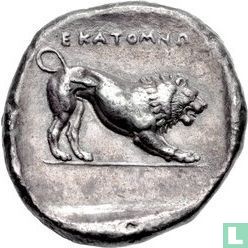 Caria  Tetradrachme of Satrap Hecatomnus 395-377 B.C. - Image 2