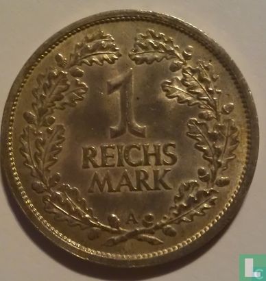 Empire allemand 1 reichsmark 1925 (A) - Image 2