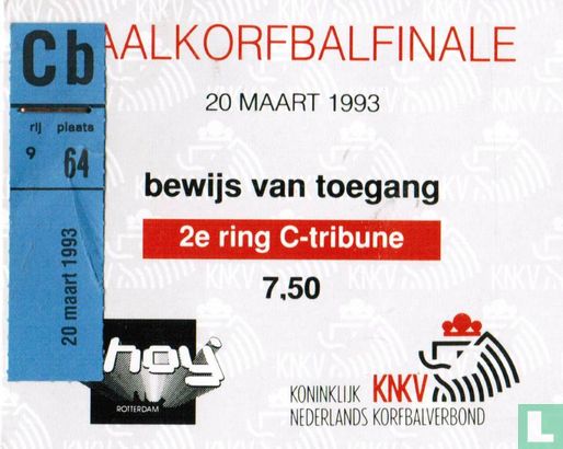 19930320 Zaalkorfbalfinale