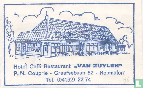 Hotel Café Restaurant "Van Zuylen"  - Afbeelding 1