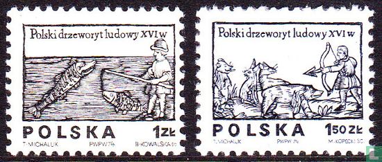 Polish wood carvings from the 16th century