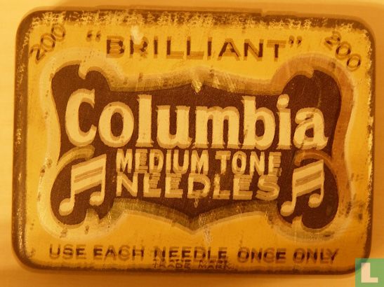 Columbia Brilliant medium tone needles