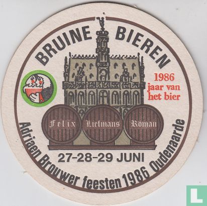 1986 Bruine bieren Adriaen Brouwer feesten Oudenaarde 