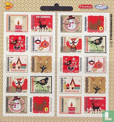 December stamps Kruidvat Trekpleister
