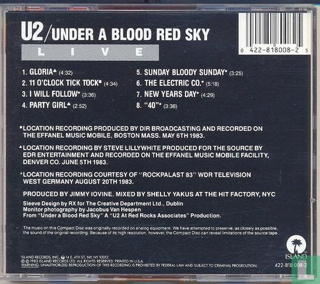 under a blood red sky - Afbeelding 2