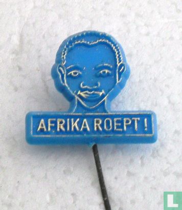 Afrika roept! (man) [gold on blue]
