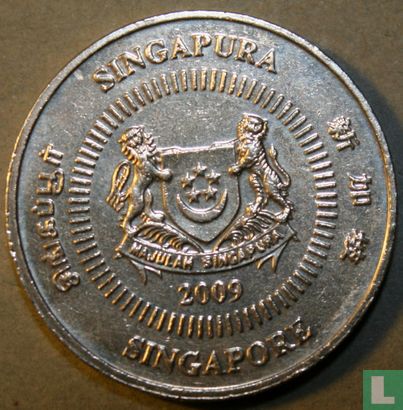 Singapore 50 cents 2009 - Image 1