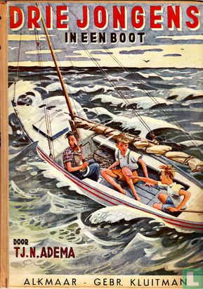 Drie jongens in een boot - Afbeelding 1
