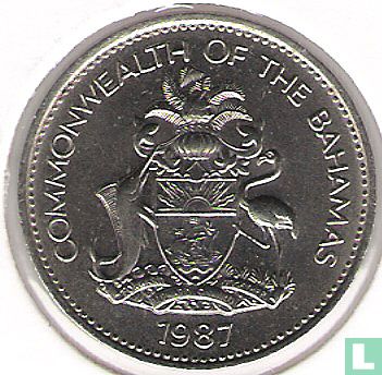 Bahama's 5 cents 1987 - Afbeelding 1