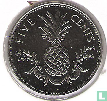 Bahamas 5 cents 1998 - Image 2