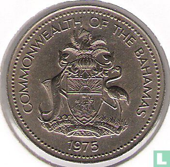 Bahama's 5 cents 1975 (zonder muntteken) - Afbeelding 1