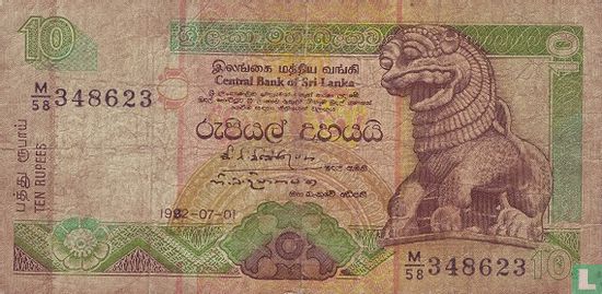 Sri Lanki 10 Rupees - Afbeelding 1