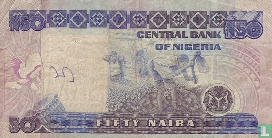 Nigeria 50 Naira ND (1991-) P27b - Image 2