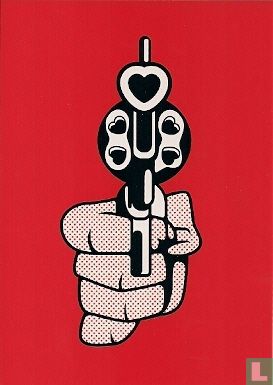 B100040 - Valentijnsdag 'Pistool met loop in de vorm van een hart' - Image 1