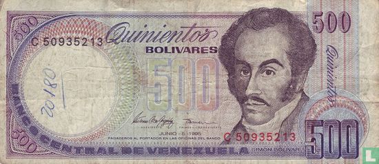 Venezuela 500 Bolívares 1995 - Image 1
