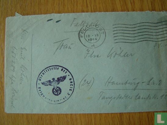 Postkantoor onbepaald - Tweede Wereldoorlog