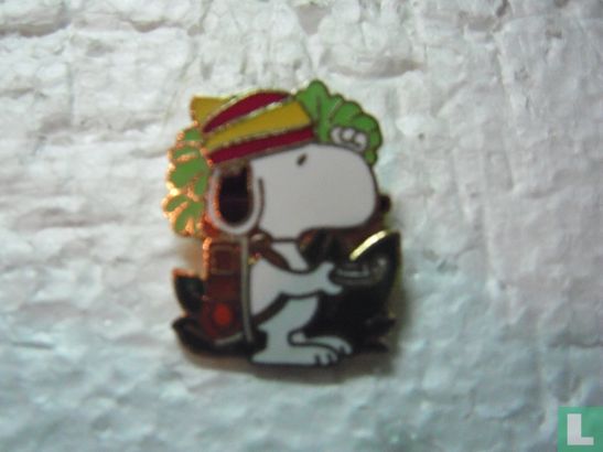 Snoopy met rugzak en kompas - Afbeelding 1