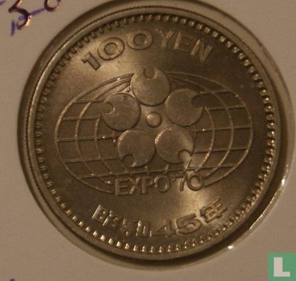 Japon 100 yen 1970 (an 45) "Expo '70 in Osaka" - Image 1