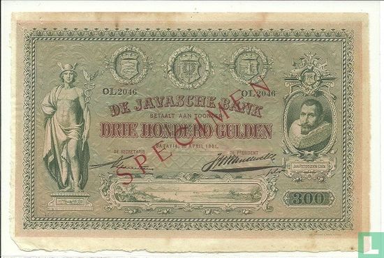 Nederlands Indië 300 Gulden - Afbeelding 1
