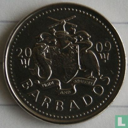 Barbados 25 cents 2009 - Afbeelding 1