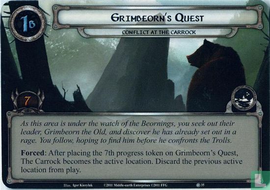 Grimbeorn's Quest - Conflict At The Carrock - Afbeelding 1