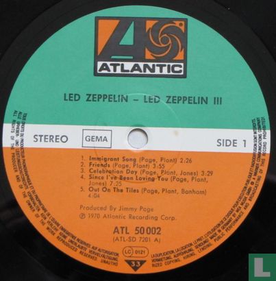 Led Zeppelin III - Bild 3