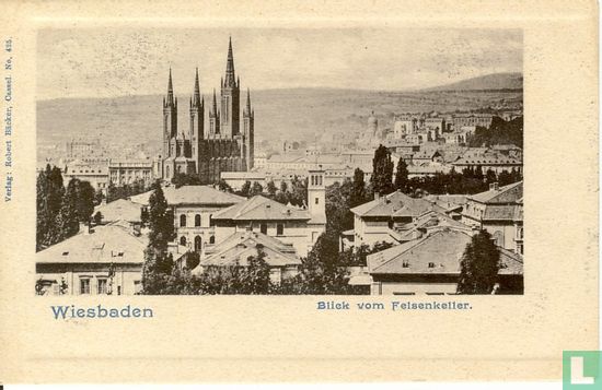 Wiesbaden - Blick vom Felsenkeller