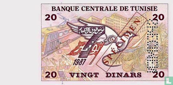 20 Tunisian dinars - Image 2
