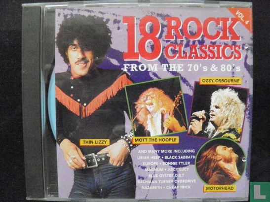 18 Rock Classics from the 70's & 80's Vol.4 - Image 1