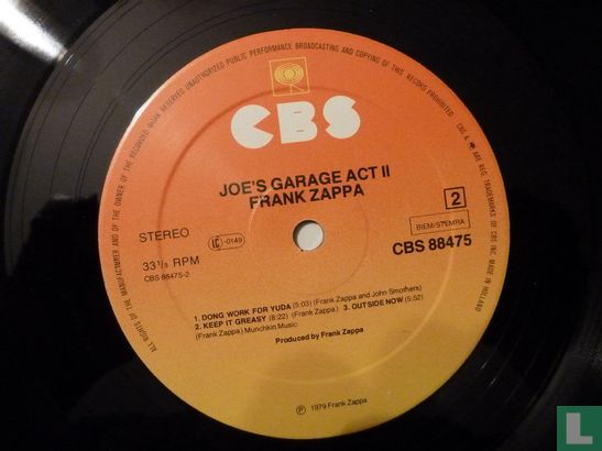Joe's Garage: Acts II & III - Afbeelding 3