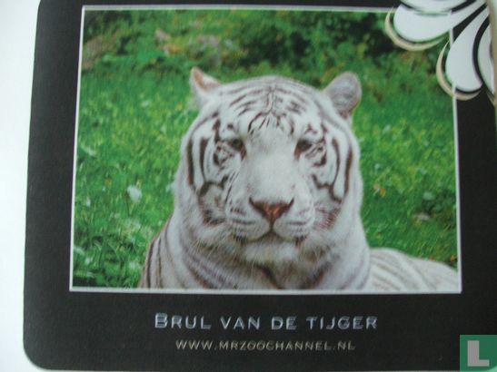 Bengaalse witte tijger Brul van de tijger