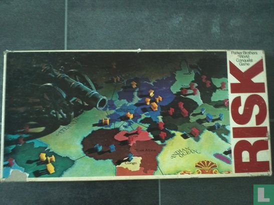 Risk Parker Brothers World Conquest Game - Image 1