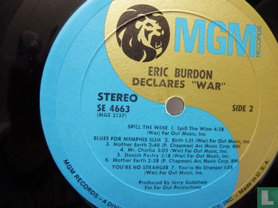 Eric Burdon Declares "War" - Image 3